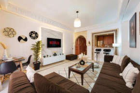 Appartement Chic Gueliz Plaza avec Vue